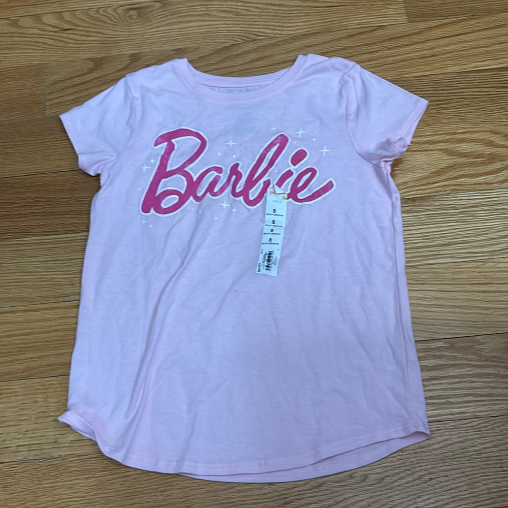 Kohls Girls Pink Barbie Shirt